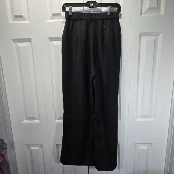 New Women’s Black Wide Leg Business Casual Trousers – Size Small - Picture 2 of 6